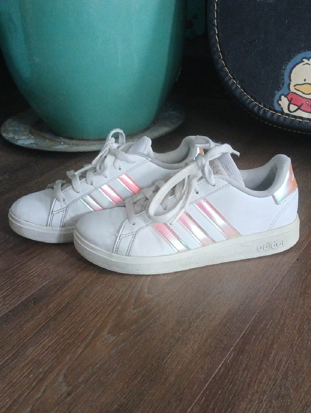 Kids Adidas Superstar Lace Up Sneakers
